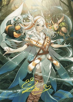 Greater Auramancy  (art series alternate art signed)