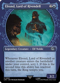 Elrond, Lord of Rivendell (showcase surge foil)