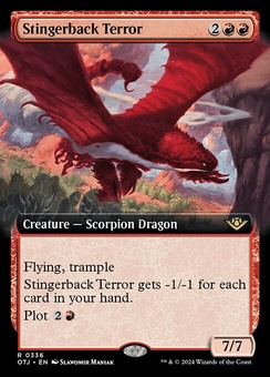 Stingerback Terror (extended art foil)