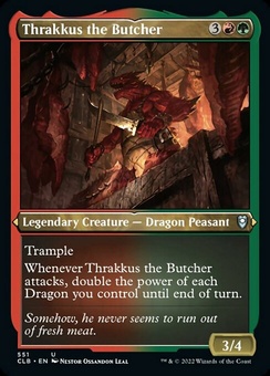 Thrakkus the Butcher (etched foil)