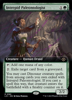 Intrepid Paleontologist (extended art foil)