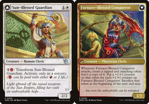 Sun-Blessed Guardian // Furnace-Blessed Conqueror