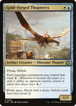 Gold-Forged Thopteryx (foil)