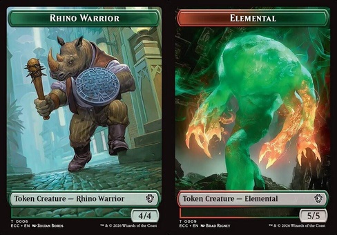 Rhino Warrior // Elemental #9 (token)