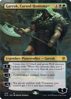 Garruk, Cursed Huntsman (borderless)