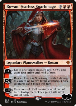 Rowan, Fearless Sparkmage (foil)