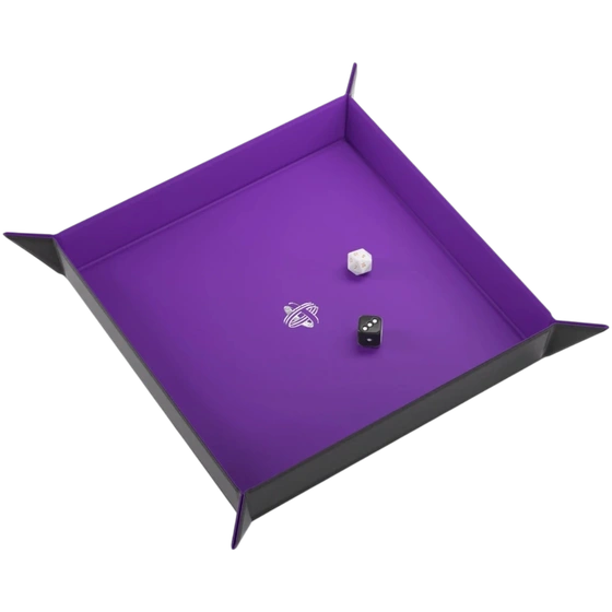 Magnetic Dice Tray Square Black/Purple