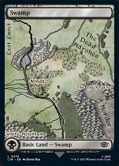 Swamp #717 (extended art surge foil)