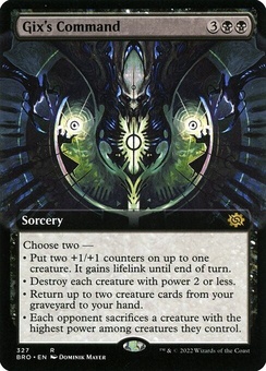 Gix's Command (extended art foil)
