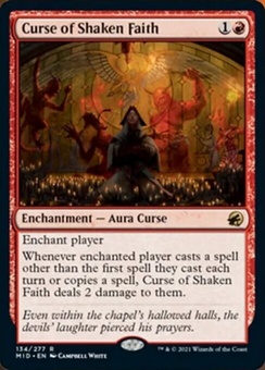 Curse of Shaken Faith (promo pack stamp foil)