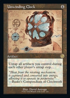 Unwinding Clock (showcase foil)