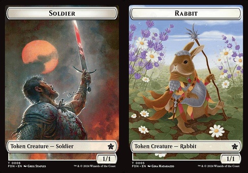 Soldier // Rabbit (token foil)
