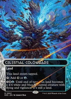 Celestial Colonnade (galaxy foil)