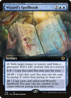 Wizard's Spellbook (extended art)