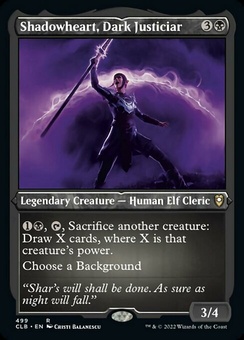 Shadowheart, Dark Justiciar (etched foil)