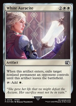 White Auracite (surge foil)