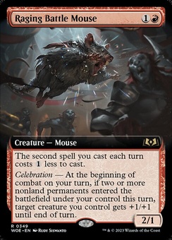 Raging Battle Mouse (extended art)