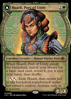 Huatli, Poet of Unity // Roar of the Fifth People (showcase)