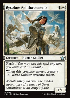 Resolute Reinforcements (foil)