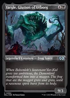 Yargle, Glutton of Urborg (etched foil)
