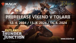 Zvýhodněná cena na druhé prerelease Outlaws of Thunder Junction Foto