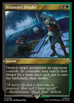 Assassin's Trophy (etched foil)