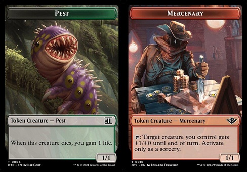 Pest // Mercenary (token foil)