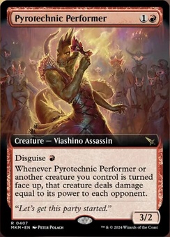 Pyrotechnic Performer (extended art foil)