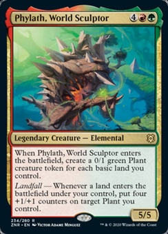 Phylath, World Sculptor (promo pack stamp)