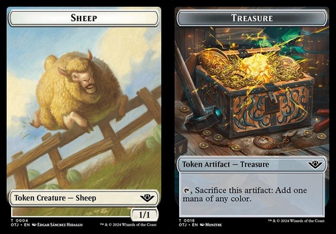 Sheep // Treasure (token foil)