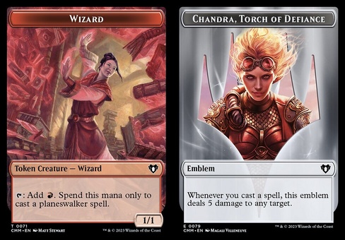 Wizard // Chandra Emblem #79 (token)