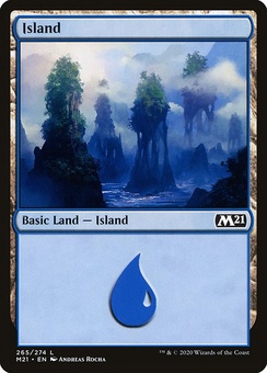 Island #265 (foil)