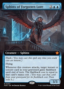 Sphinx of Forgotten Lore (extended art)