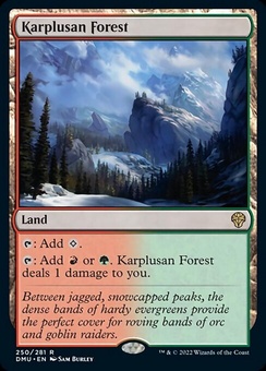 Karplusan Forest (promo pack stamp)