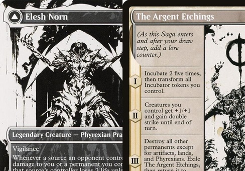 Elesh Norn // The Argent Etchings (borderless showcase)