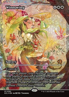 Winnowing (showcase fracture foil)