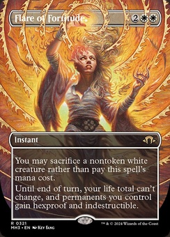 Flare of Fortitude (borderless foil)