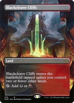 Blackcleave Cliffs (borderless foil)