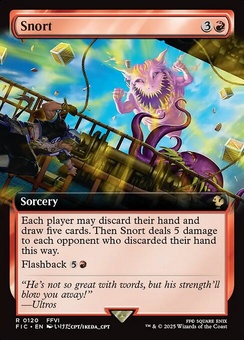 Snort (extended art foil)