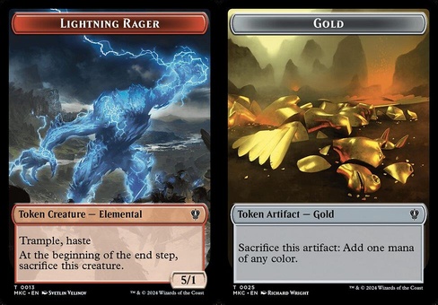 Lightning Rager // Gold (token)