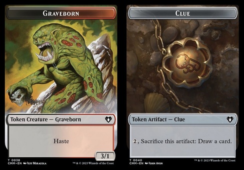 Graveborn // Clue (token)