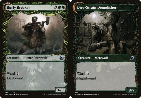 Burly Breaker // Dire-Strain Demolisher (showcase)