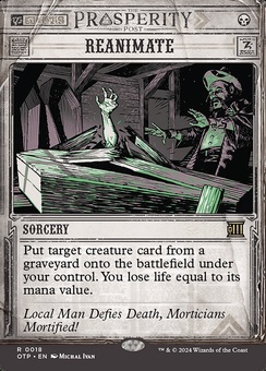 Reanimate (borderless showcase foil)