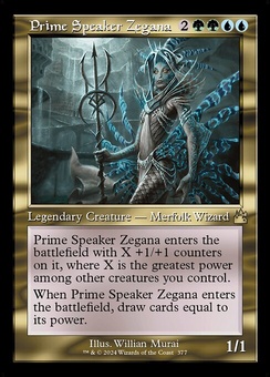 Prime Speaker Zegana (retro)
