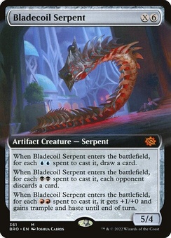 Bladecoil Serpent (extended art foil)
