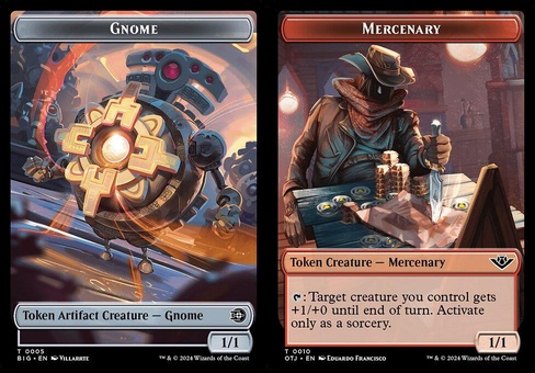 Gnome // Mercenary (token foil)