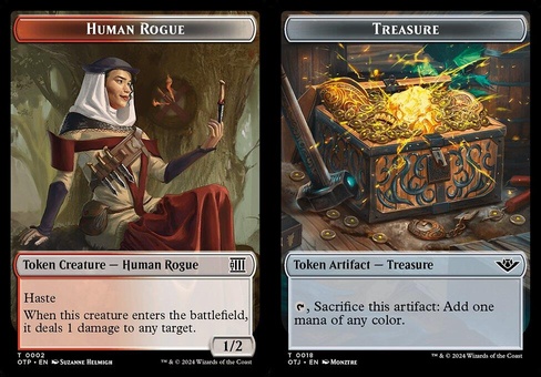 Human Rogue // Treasure (token foil)