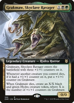 Grakmaw, Skyclave Ravager (extended art)