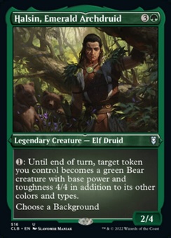 Halsin, Emerald Archdruid (etched foil)