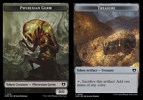 Phyrexian Germ // Treasure (token)